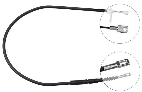 A.B.S. Håndbremsekabel k17237 for MERCEDES-BENZ