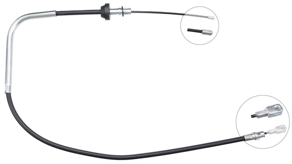 A.B.S. Håndbremsekabel k17259 for FORD