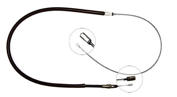 A.B.S. Håndbremsekabel k17336 for CITROËN PEUGEOT
