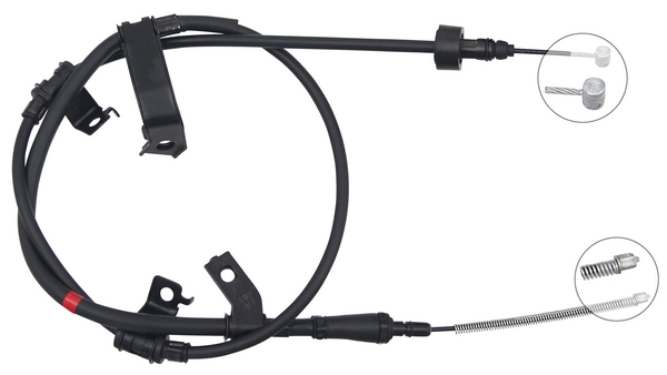 A.B.S. Håndbremsekabel k17474 for KIA