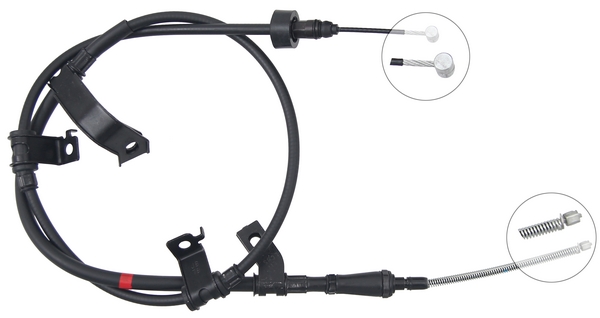 A.B.S. Håndbremsekabel k17475 for KIA