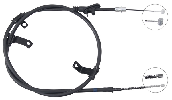 A.B.S. Håndbremsekabel k17484 for HYUNDAI
