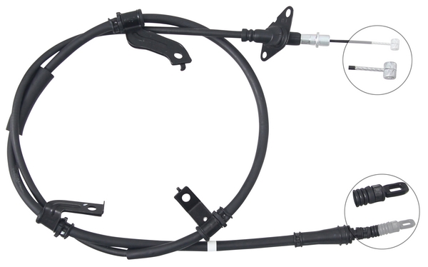 A.B.S. Håndbremsekabel k17490 for HYUNDAI