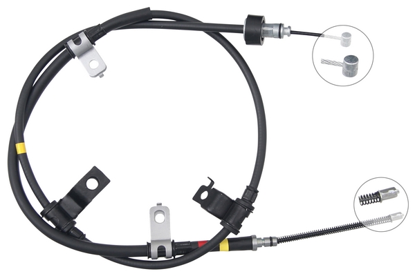 A.B.S. Håndbremsekabel k17507 for HYUNDAI
