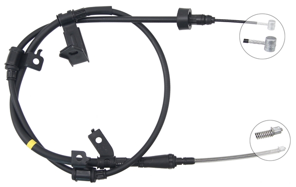 A.B.S. Håndbremsekabel k17509 for KIA