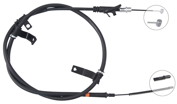 A.B.S. Håndbremsekabel k17518 for HYUNDAI