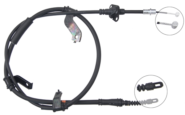 A.B.S. Håndbremsekabel k17523 for HYUNDAI