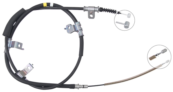 A.B.S. Håndbremsekabel k17533 for HYUNDAI