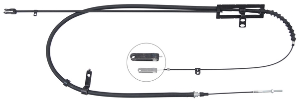 A.B.S. Håndbremsekabel k17554 for KIA