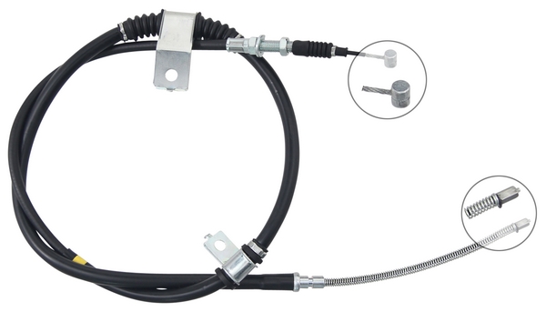 A.B.S. Håndbremsekabel k17558 for HYUNDAI