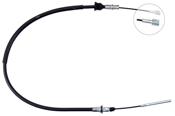 A.B.S. Håndbremsekabel k17589 for OPEL VAUXHALL NISSAN RENAULT