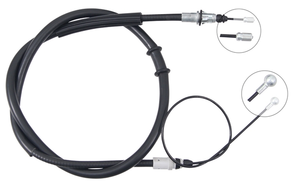 A.B.S. Håndbremsekabel k17592 for OPEL VAUXHALL RENAULT