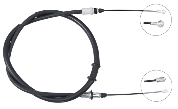 A.B.S. Håndbremsekabel k17593 for OPEL VAUXHALL NISSAN RENAULT