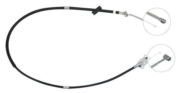 A.B.S. Håndbremsekabel k18667 for DAIHATSU TOYOTA