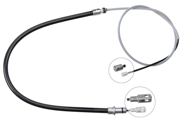 A.B.S. Håndbremsekabel k18900 for PORSCHE