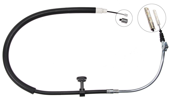 A.B.S. Håndbremsekabel k18907 for MERCEDES-BENZ