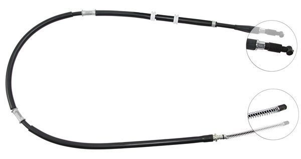 A.B.S. Håndbremsekabel k19568 for MITSUBISHI