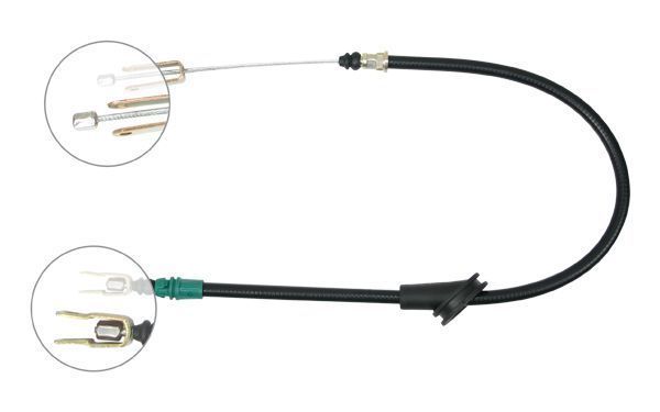 A.B.S. Håndbremsekabel k19651 for OPEL VAUXHALL RENAULT