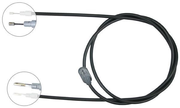 A.B.S. Håndbremsekabel k19681 for MERCEDES-BENZ