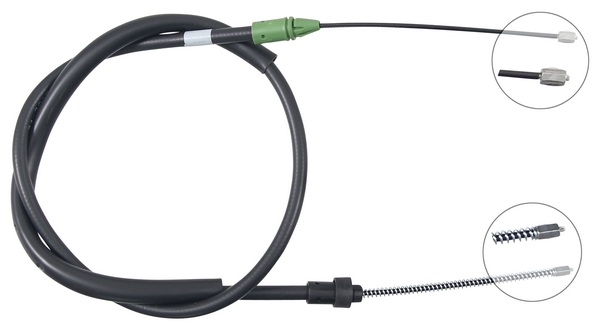 A.B.S. Håndbremsekabel k19823 for RENAULT