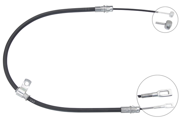 A.B.S. Håndbremsekabel k19840 for FIAT / LANCIA JEEP