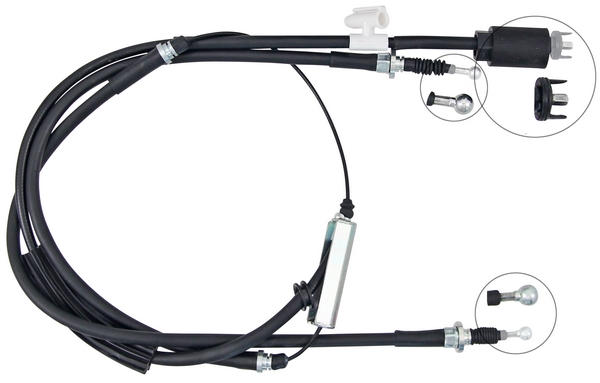 A.B.S. Håndbremsekabel k19946 for OPEL VAUXHALL