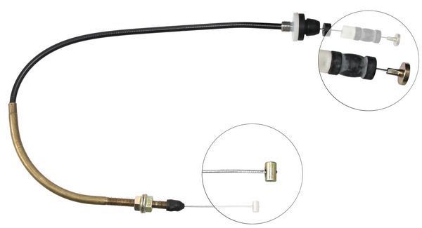A.B.S. Gaskabel k30980 for FIAT