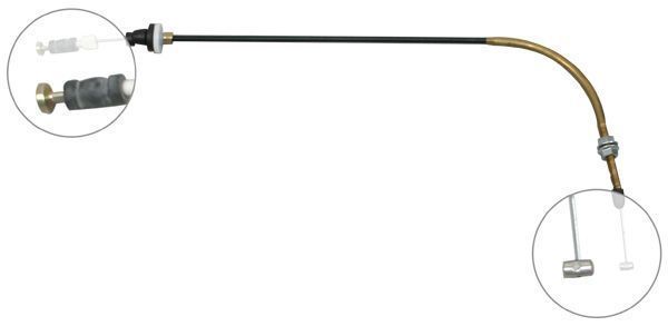 A.B.S. Gaskabel k36890 for FIAT