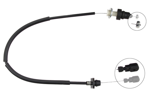 A.B.S. Gaskabel k37460 for FIAT