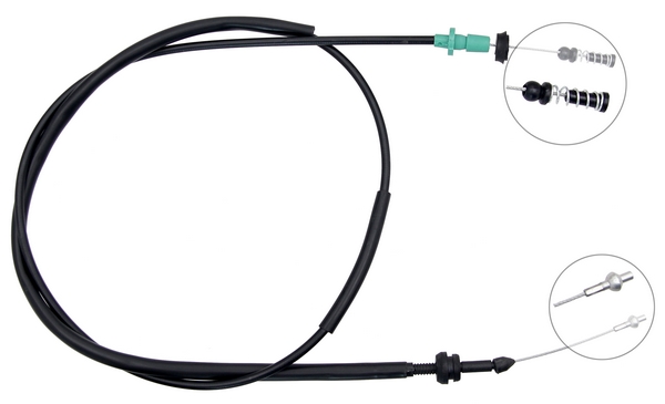 A.B.S. Gaskabel k37600 for SKODA