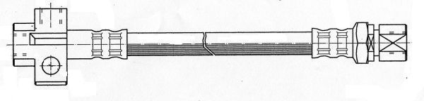 A.B.S. Bremseslange sl3285 for OPEL VAUXHALL