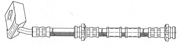 A.B.S. Bremseslange sl3476 for NISSAN