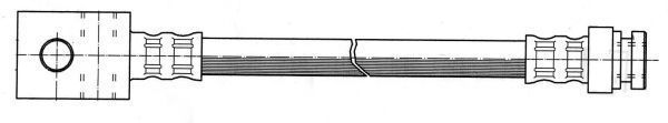 A.B.S. Bremseslange sl3799 for NISSAN