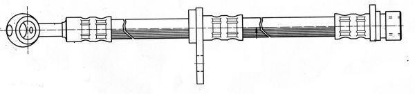 A.B.S. Bremseslange sl4148 for HONDA