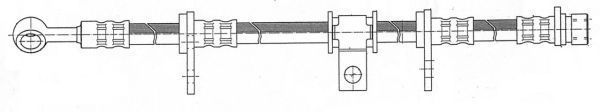 A.B.S. Bremseslange sl4176 for HONDA