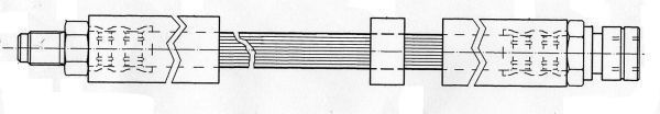 A.B.S. Bremseslange sl4219 for PORSCHE