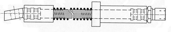 A.B.S. Bremseslange sl4225 for PORSCHE