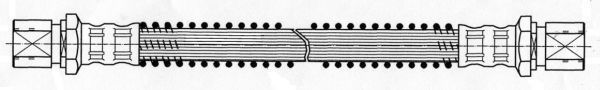 A.B.S. Bremseslange sl4229 for PORSCHE