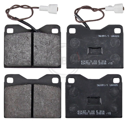 A.B.S. Bremseklodser 360911 for TALBOT PEUGEOT PORSCHE RENAULT