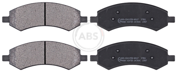 A.B.S. Bremseklodser 37861 for CHRYSLER FIAT / LANCIA