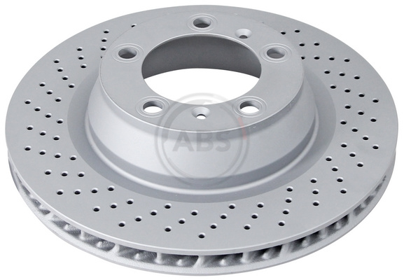 A.B.S. Bremseskive 18598 perforeret 330mm 28mm for PORSCHE