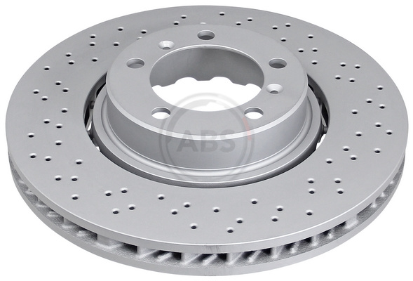 A.B.S. Bremseskive 18803 ventileret 350mm 34mm for PORSCHE