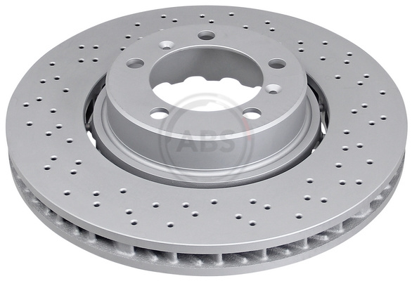 A.B.S. Bremseskive 18804 ventileret 350mm 34mm for PORSCHE