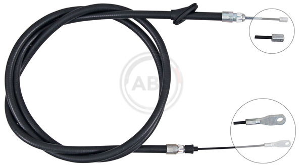 A.B.S. Håndbremsekabel k12351 for MERCEDES-BENZ