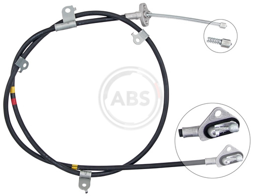A.B.S. Håndbremsekabel k18827 for TOYOTA