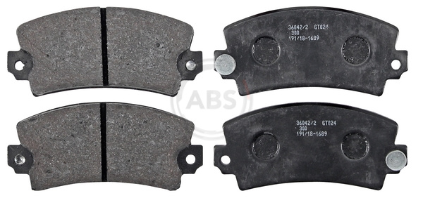 A.B.S. Bremseklodser 360422 for PEUGEOT CITROËN RENAULT ALPINA DACIA ARO