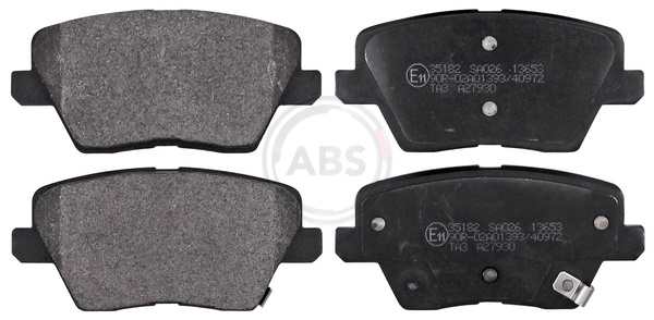 A.B.S. Bremseklodser 35182 for KIA