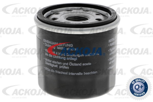 ACKOJA Oliefilter a510500 Påskruet 65mm 3/4-16 UNF for OPEL VOLVO GENERAL MOTORS FIAT CHEVROLET SUBARU DAIHATSU TOYOTA SUZUKI LEXUS PERODUA MAZDA VW