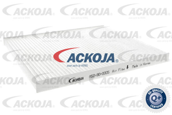 ACKOJA Kabineluftfilter a52300005 for HYUNDAI KIA