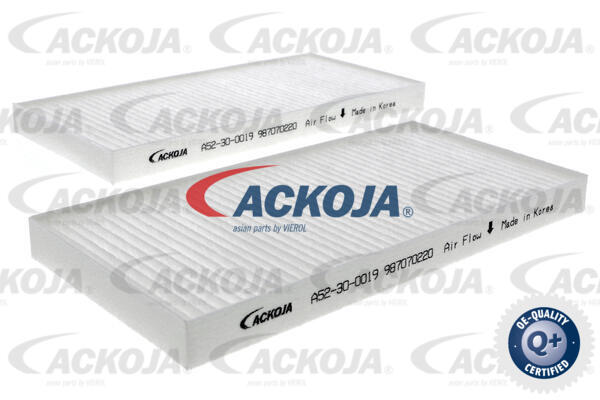 ACKOJA Kabineluftfilter a52300019 for HYUNDAI